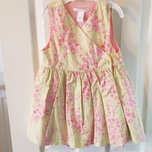 Janie and Jack pink floral dress